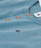 Boys' Long-Sleeved Cotton T-Shirt ROVER blue
