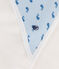 Babies' cotton bath wrap TOUDOU blue/ALASKA