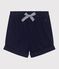 Babies' plain cotton shorts blue