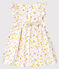 Baby Girls' Printed Short-Sleeved Dress MARSHMALLOW white/MULTICO white