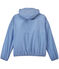 Unisex milleraies-striped waterproof windbreaker PERSE blue/MARSHMALLOW white