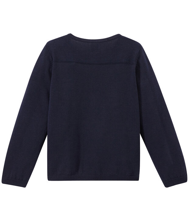Girls' cardigan blue