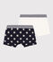 Boys' Star Print Cotton Boxer Shorts - 2-Pack variante 1