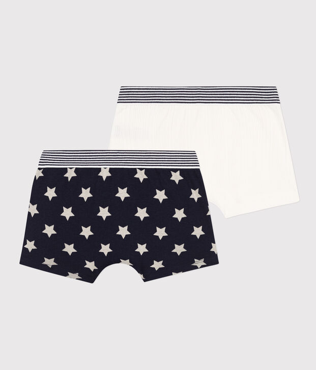 Boys' Star Print Cotton Boxer Shorts - 2-Pack multicolor