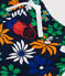 Boys' Printed Swim Shorts MEDIEVAL blue/MULTICO white