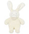 Babies' Musical Rabbit Sherpa Comforter MARSHMALLOW white