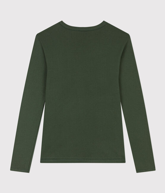 Women's Iconic Cotton Round Neck T-Shirt AVORIAZ green