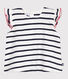 Babies' sleeveless stripy cotton blouse