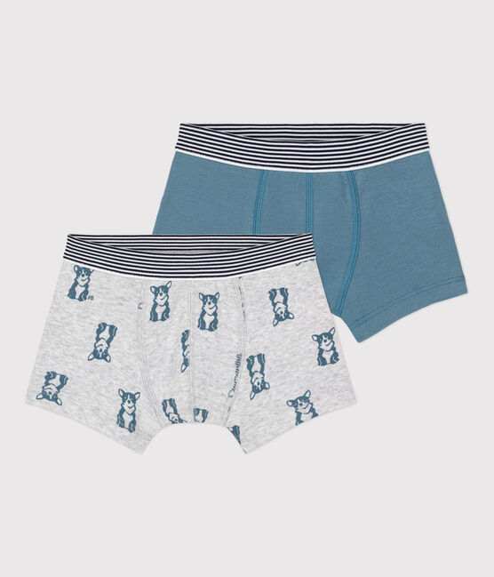 Boys' Dog Patterned Cotton Boxer Shorts - 2-Pack variante 1
