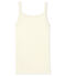 Girls' Strappy Top in Cotton/Wool/Silk MARSHMALLOW white