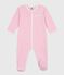 Babies' plain cotton pyjamas MARQUISE pink