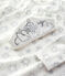 Girls' Princess Velour Nightdress MARSHMALLOW white/ARGENT grey
