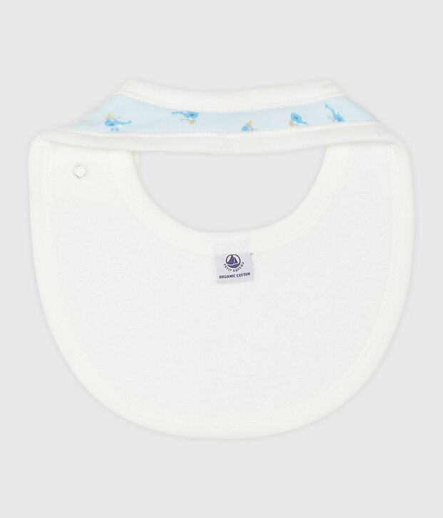 Rib knit baby bibs blue/multicolor