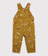 Babies' Velour Dungarees