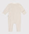 Babies' velour pyjama suit MONTELIMAR CHINE beige