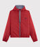 Women's warm windbreaker made from recycled materials TERKUIT red