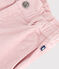 Girls' plain corduroy trousers JOLI pink