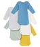 Set of 5 baby boy's long sleeved bodies variante 1