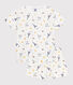 Children's short Paris print cotton pyjamas