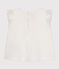 Babies' Sleeveless Cotton Blouse MARSHMALLOW white