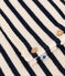 Babies' Wool/Cotton Knit Sailor Striped Clothing - 2-Piece Set AVALANCHE white/SMOKING blue