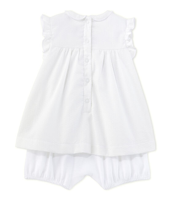 Robe body bébé fille ECUME white
