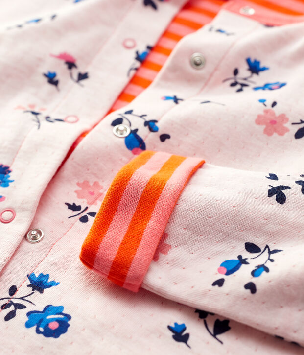 Girls' Tube Knit Cardigan white/multicolor