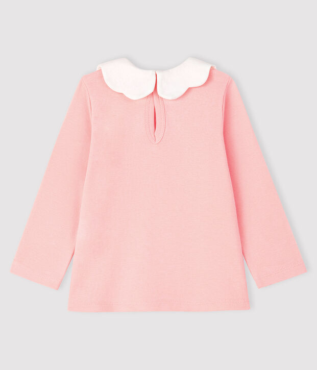 Baby girl's long-sleeved blouse pink