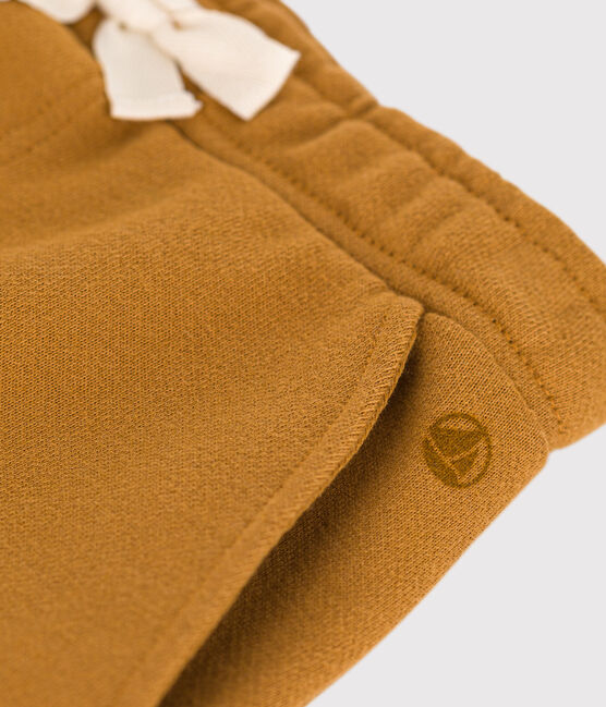 Boys' jogging trousers CUIVRE brown