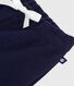Babies' jogging bottoms in plain cotton