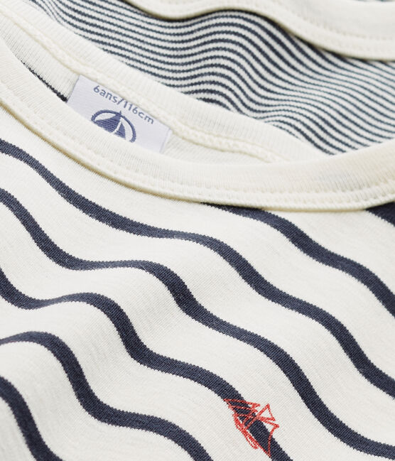 Boys' Striped Organic Cotton T-Shirts - 2-Pack variante 1