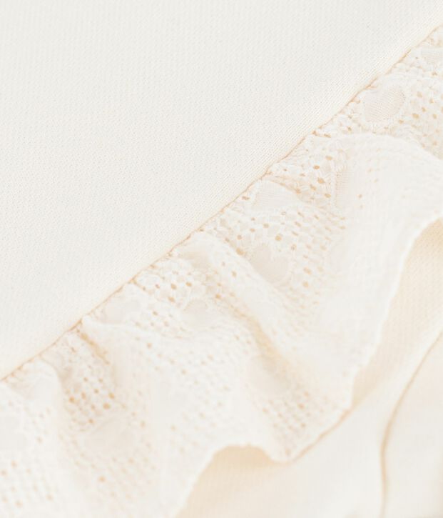 Children's cotton sweatshirt Ecru