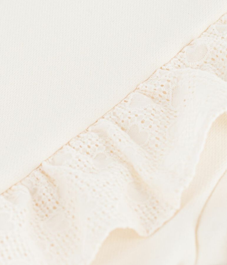 Children's cotton sweatshirt Ecru