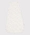 Babies' 2 TOG fruit print cotton sleeping bag MARSHMALLOW white/MULTICO white