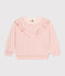 Girls' tube knit sweatshirt AVALANCHE pink/ROSELINE