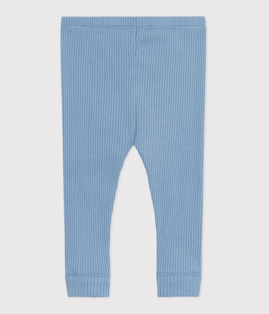 Babies' plain cotton leggings ADRIATIC