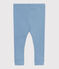 Babies' plain cotton leggings ADRIATIC