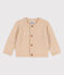 Babies' Wool Knit Cardigan AVALANCHE Ecru