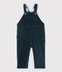 Babies' Velour Dungarees