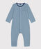 Babies' Stripy Cotton Jumpsuit. ENNEIGE /CHALOUPE:ENNEIGE