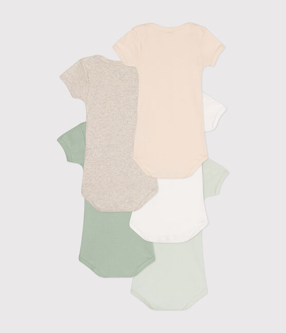 Babies' Short-sleeved Cotton Bodysuits - 5-Pack variante 1