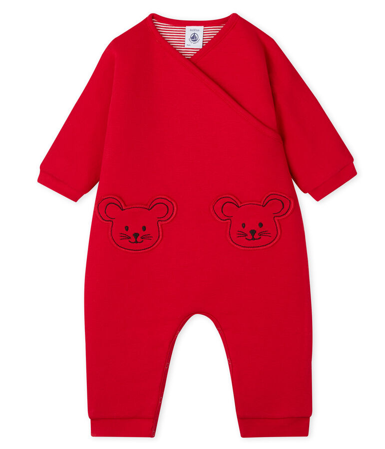 Unisex Baby Snowsuit red