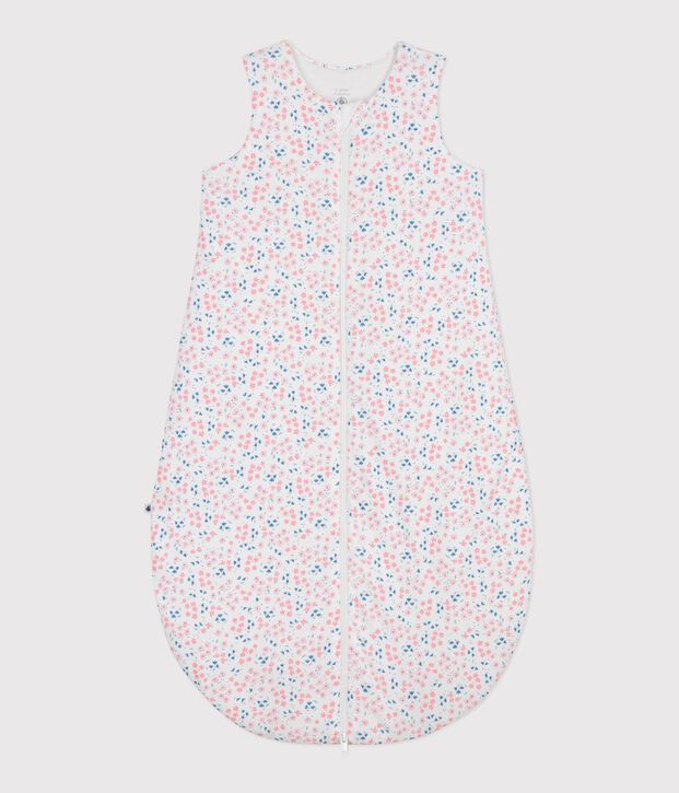 Babies' 2 TOG floral-print cotton sleeping bag white/multicolor