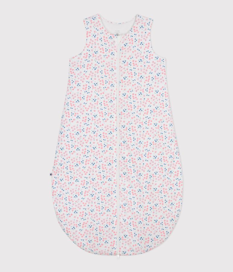 Babies' 2 TOG floral-print cotton sleeping bag white/multicolor