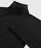 Women's Wool/Cotton Blend Polo Neck NOIR black