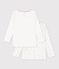 Pack of children's long-sleeved printed cotton T-shirts multicolor