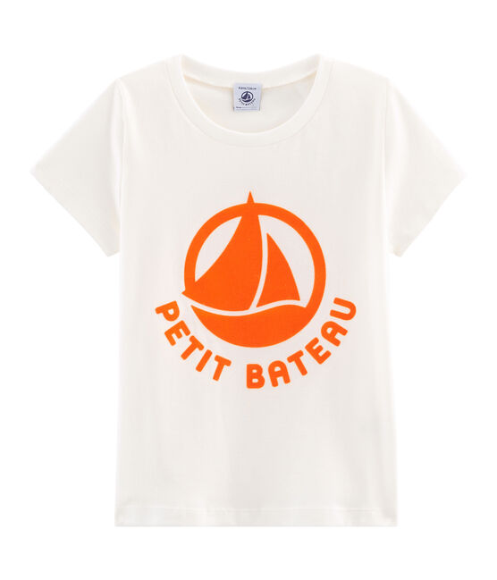 Child's logo T-shirt MARSHMALLOW white