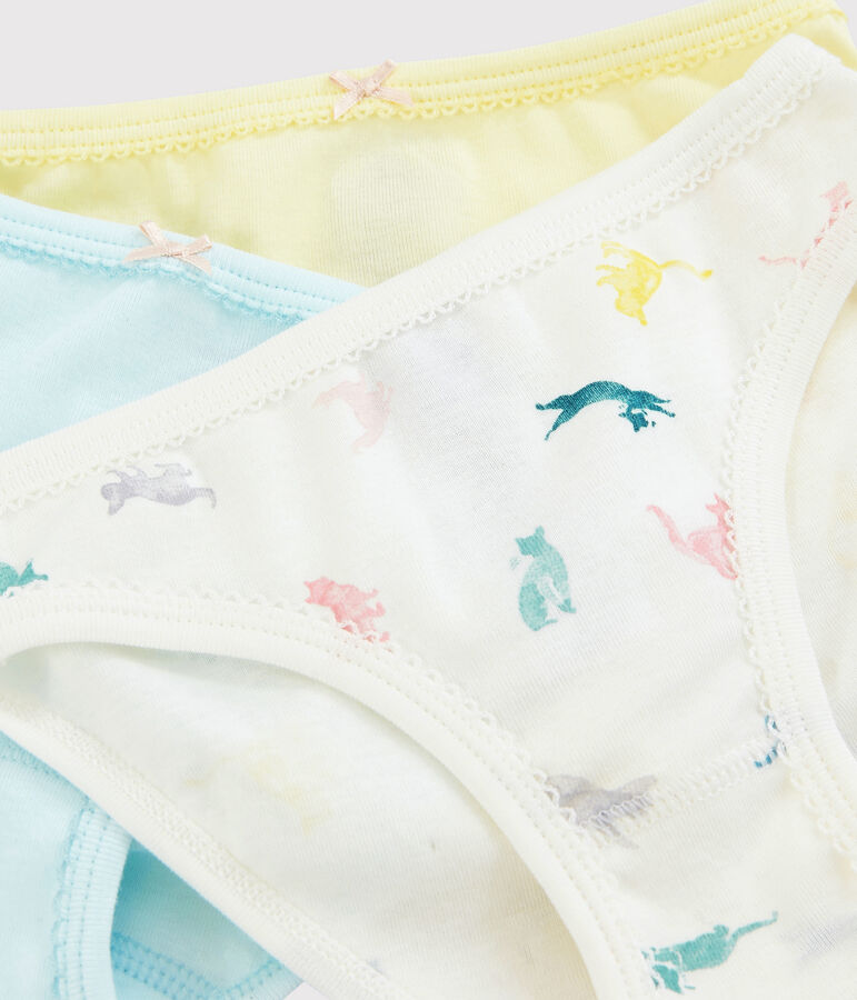Girls' Colourful Cats Knickers - 3-Pack multicolor