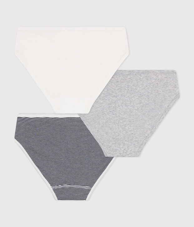 Women's cotton briefs - 3-Pack multicolor