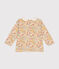 Babies' cotton blouse with a collar AVALANCHE white/MULTICO